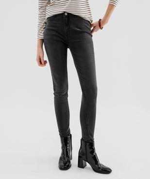 Jean skinny taille normale en denim stretch femme vue1 - GEMO(FEMME PAP) - GEMO
