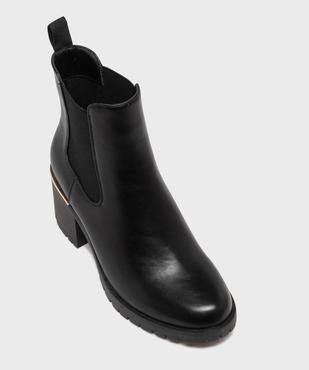 Chelsea boots à semelle crantée femme - 5 Miles vue5 - 5 MILES GEMO FOR GOOD - GEMO