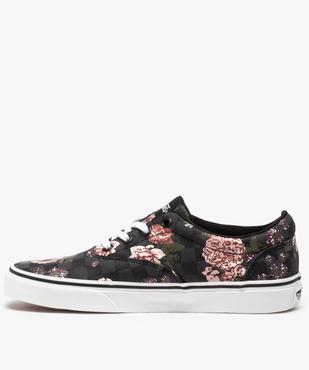 Tennis femme en toile imprimée fleurs - Vans vue3 - VANS - GEMO