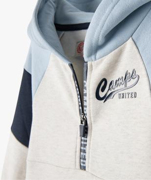 Robe sweat fille en molleton à capuche - Camps United vue3 - CAMPS UNITED - GEMO