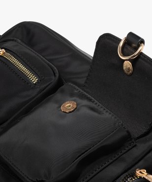 Sac multipoches en toile déperlante femme vue5 - GEMO (ACCESS) - GEMO