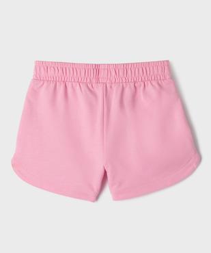 Short ample en maille French Terry fille vue4 - GEMO 4G FILLE - GEMO