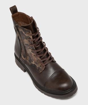 Boots avec tige fantaisie femme - EMILIA ROSA vue5 - EMILIA ROSA - GEMO