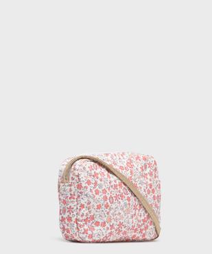 Sac besace fleuri à bandoulière dorée fille vue2 - GEMO (ACCESS) - GEMO