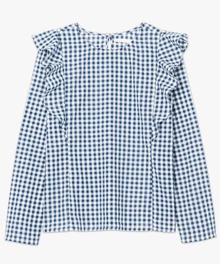 Blouse vichy à volants vue4 - GEMO(FEMME PAP) - GEMO