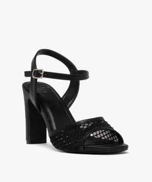Sandales à talon multibrides femme vue3 - FOLLOW ME - GEMO