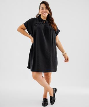 Robe courte fluide femme grande taille vue1 - GEMO 4G GT - GEMO