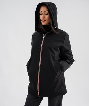 Manteau à capuche avec doublure chaude femme vue1 - GEMO 4G FEMME - GEMO