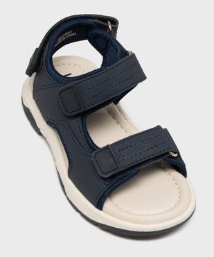 Sandales look sport à scratchs garçon - 5 Miles vue5 - 5 MILES - GEMO