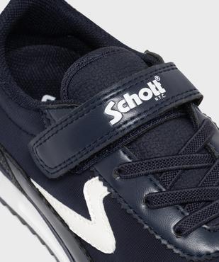 Baskets basses à lacets élastiques et scratch garçon - Schott vue6 - SCHOTT - GEMO