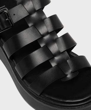 Sandales compensées multi-brides femme - 5 Miles vue6 - 5 MILES - GEMO