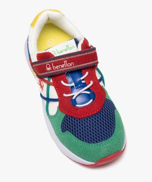 Baskets garçon retro running colorées - Benetton vue5 - BENETTON - GEMO