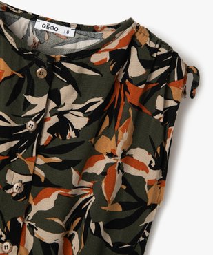 Chemise sans manches à motifs exotiques fille vue2 - GEMO (ENFANT) - GEMO