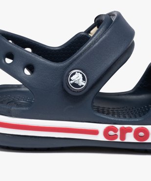 Sandales garçon souples pour la plage avec bande à scratch  - Crocs vue6 - CROCS - GEMO