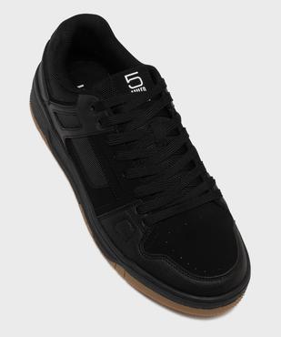 Baskets basses à lacets style skateshoes homme vue5 - 5 MILES - GEMO