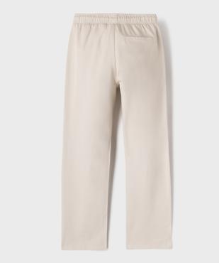 Pantalon Regular avec ceinture ajustable garçon vue3 - GEMO (JUNIOR) - GEMO