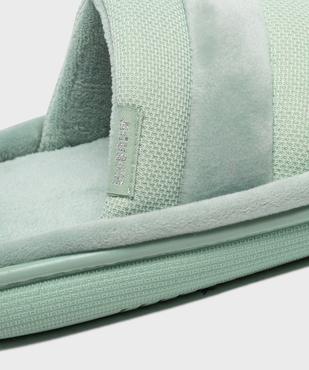 Chaussons mules bout ouvert sur épaisse semelle femme - Isotoner vue6 - ISOTONER - GEMO