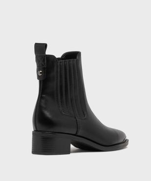 Boots santiags à tige montante élastiquée femme vue4 - FOLLOW ME - GEMO
