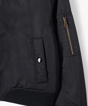 Blouson fille léger et zippé coupe bomber vue3 - GEMO (JUNIOR) - GEMO