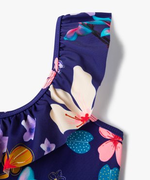 Maillot de bain fille une pièce à motifs fleuris vue2 - GEMO (ENFANT) - GEMO