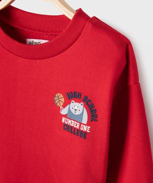Sweat ample à motifs sportifs bébé garçon vue2 - GEMO(BEBE DEBT) - GEMO