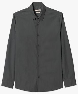 Chemise homme coupe droite unie - Repassage facile vue4 - GEMO (HOMME) - GEMO