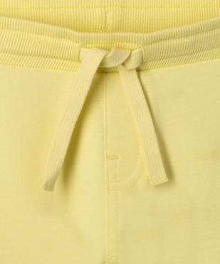 Short en maille avec ceinture bord-côte bébé garçon vue2 - GEMO(BEBE DEBT) - GEMO