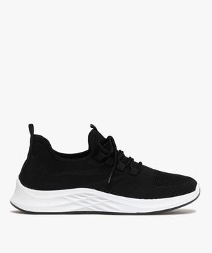 Baskets homme unies en mesh à col élastique et souple  vue1 - BOTTESINI - GEMO