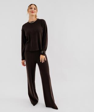 Pantalon Wide leg femme vue1 - GEMO(FEMME PAP) - GEMO
