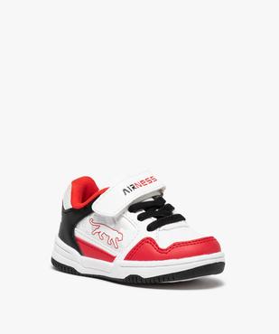 Baskets bébé garçon à lacets et scratch – Airness Sprint vue2 - AIRNESS - GEMO