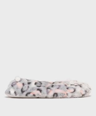 Chaussons ballerines en velours souple femme vue1 - GEMO(HOMWR FEM) - GEMO