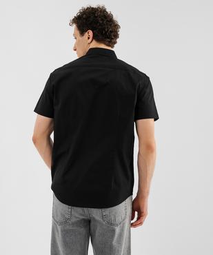 Chemise homme à manches courtes coupe Regular - Repassage facile vue7 - GEMO (HOMME) - GEMO