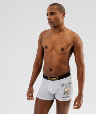 Boxers en coton stretch à motif manga homme (lot de 2) - One Piece vue1 - ONE PIECE - GEMO