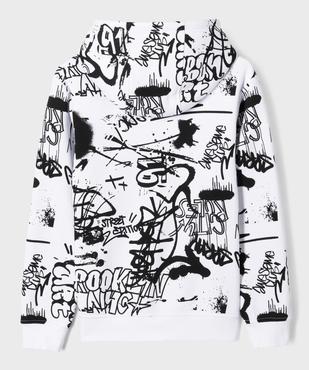 Sweat à capuche avec intérieur molletonné garçon vue3 - GEMO (JUNIOR) - GEMO