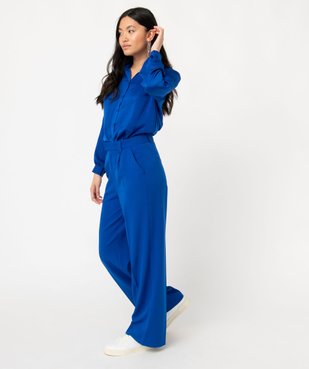 Pantalon de tailleur large femme vue5 - GEMO(FEMME PAP) - GEMO
