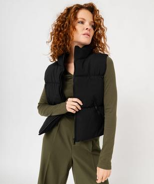 Doudoune sans manches courte femme vue1 - GEMO 4G FEMME - GEMO