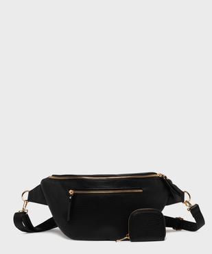 Grand sac banane avec porte-monnaie femme vue1 - GEMO (ACCESS) - GEMO