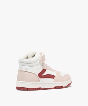 Baskets mid-cut tricolores à scratch fille  vue4 - ATHLETIC - GEMO