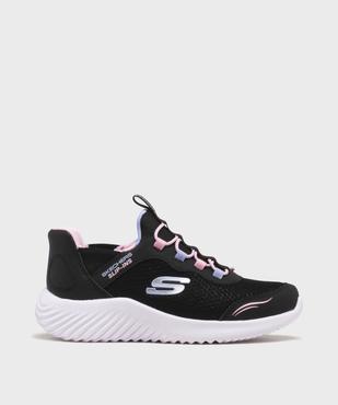 Baskets Slip-ins Bounder Wave 92 faciles à enfiler fille - Skechers vue1 - SKECHERS - GEMO