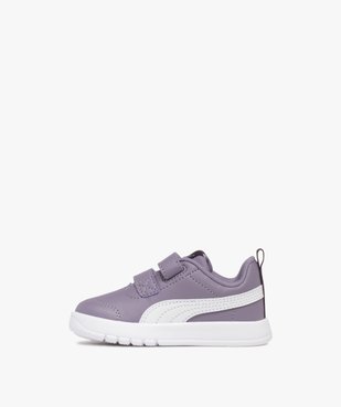 Baskets bébé garçon à double scratch Court Flex V3 - Puma vue3 - PUMA - GEMO