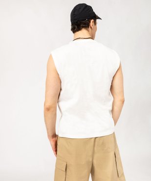 Débardeur avec motif streetwear sur la poitrine homme vue3 - GEMO (HOMME) - GEMO