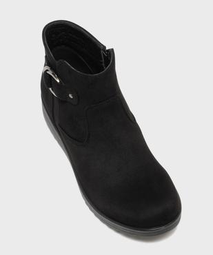 Boots confort en suédine femme - G'Flex vue5 - G'FLEX - GEMO