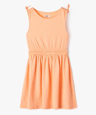Robe sans manches en maille gaufrée fille vue1 - GEMO (ENFANT) - GEMO
