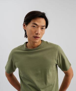 Tee-shirt manches courtes et col rond homme vue2 - GEMO (HOMME) - GEMO