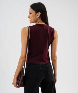 Gilet de costume sans manches à boutons dorés femme vue3 - GEMO(FEMME PAP) - GEMO