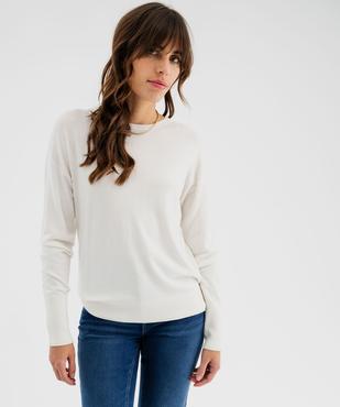 Gilet en maille fluide et douce femme vue4 - GEMO 4G FEMME - GEMO