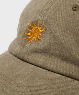 Casquette en toile denim avec soleil brodé femme vue3 - GEMO (ACCESS) - GEMO