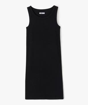 Robe tee-shirt en maille côtelée fille vue1 - PREMIER PRIX BY GEMO - GEMO