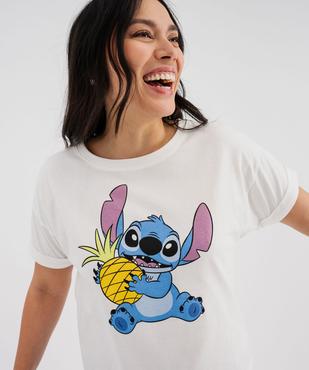 Pyjashort avec motif Stitch femme - Disney vue1 - LILO & STITCH - GEMO