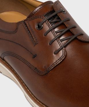 Derbies dessus cuir à semelle sport homme - Pierre Cardin vue6 - PIERRE CARDIN D - GEMO